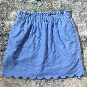 Blue J Crew skirt